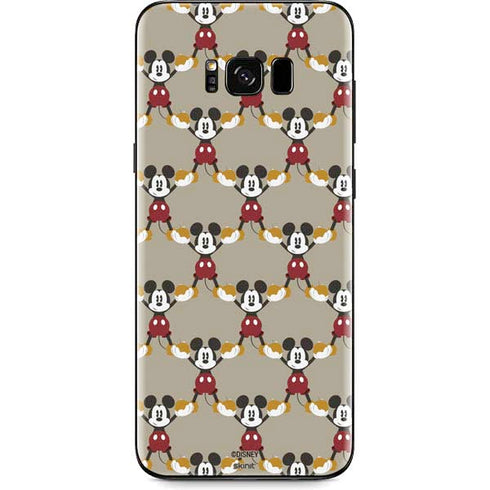 Disney Mickey Mouse Pattern Formation Galaxy S8 Plus Skin